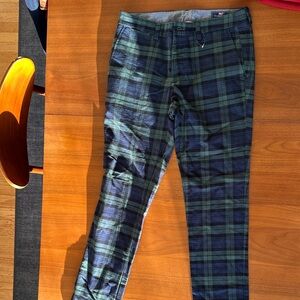 Men’s Vineyard Vines Midnight Watch Plaid “Barker Pants”